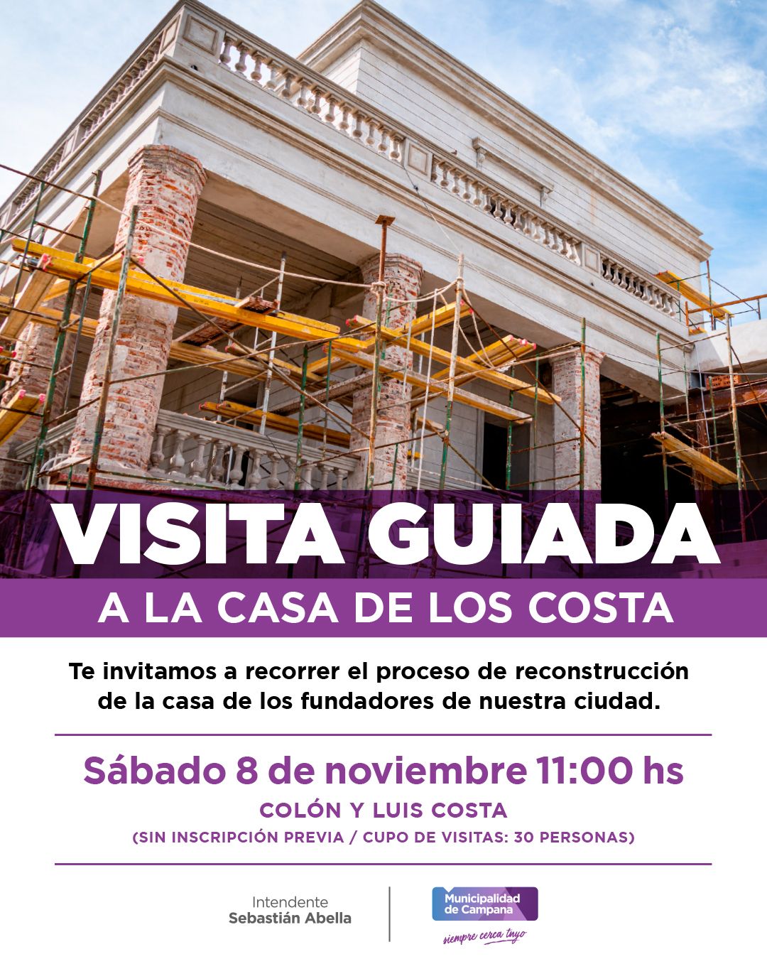 La Casa de los Costas abre sus puertas este sábado 8